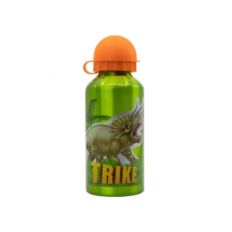 STOR Hliníková fľaša na pitie DINOSAUR T-REX, 400ml, 26234