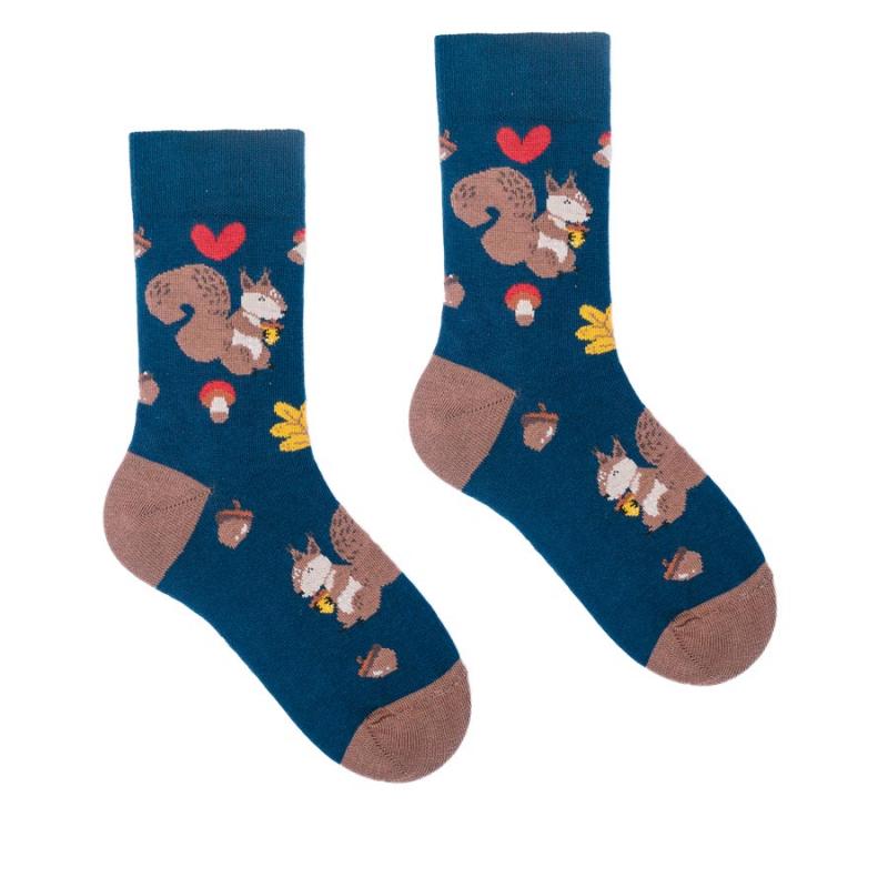 Hesty Socks Veselé ponožky Veveričiak – Detské 25-29