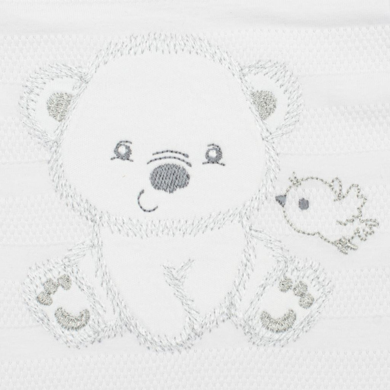 Dojčenská súprava do pôrodnice New Baby Sweet Bear biela 62 (3-6m) 5