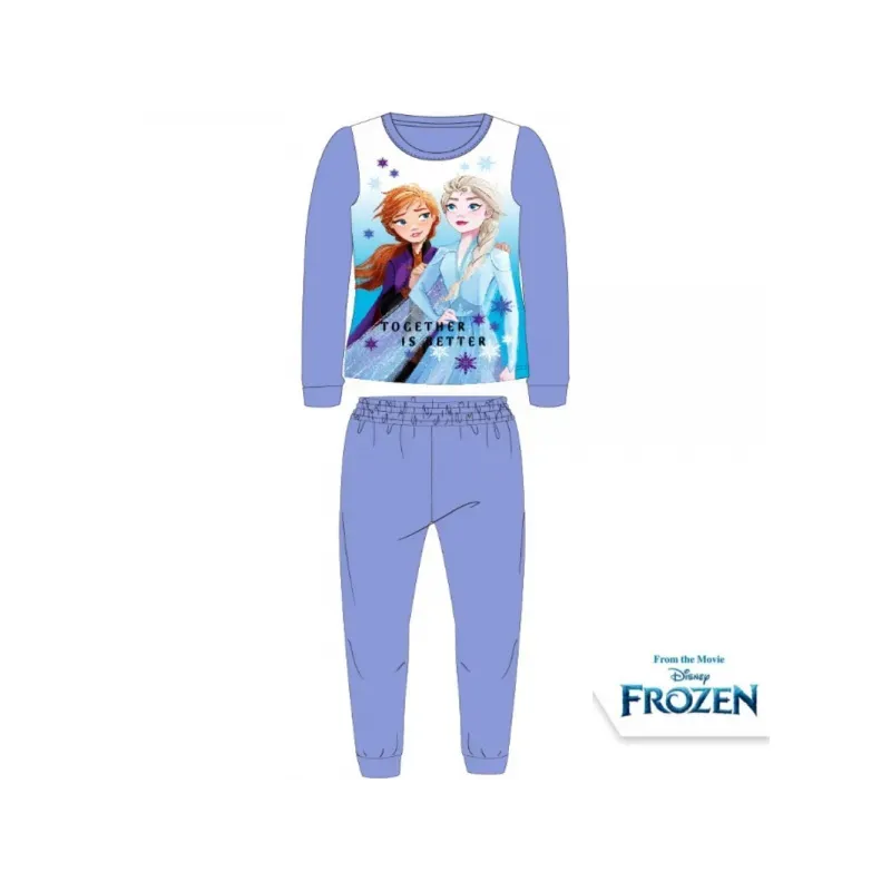 Dievčenské flísové pyžamo DISNEY FROZEN Coral, fialové - 3 roky (98cm)