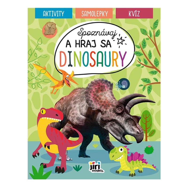 JiriModels Samolepky, Spoznávaj a hraj sa - Dinosaury