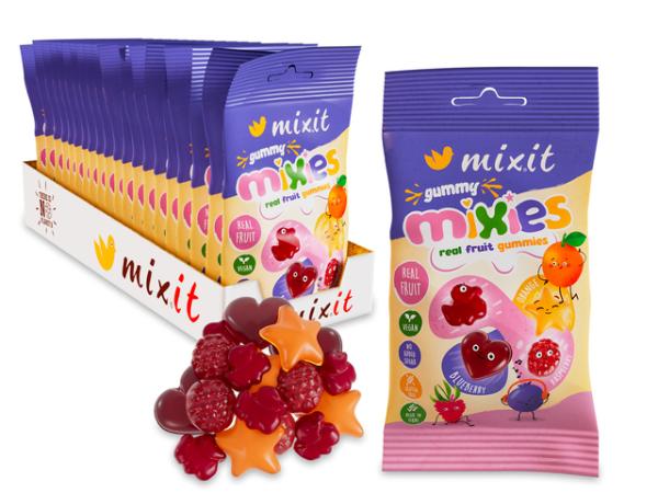 Mixit Ovocné Mixies - prírodné želé cukríky (20 ks) 700g