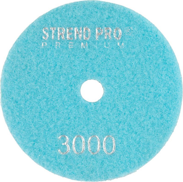 Kotúč Strend Pro Premium P3000, 100 mm, leštiaci, diamantový, suchý zips, za mokra leštenie brúsenie 2