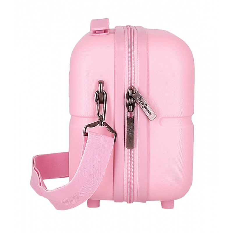 PEPE JEANS Highlight Light Pink, Cestovný kozmetický kufrík, 21x29x15cm, 768392C 1