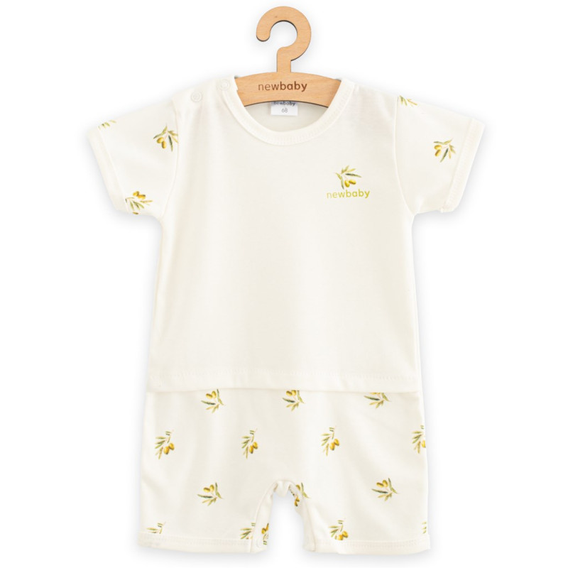 Dojčenský letný overal z organickej bavlny New Baby Olivy 56 (0-3m) 1