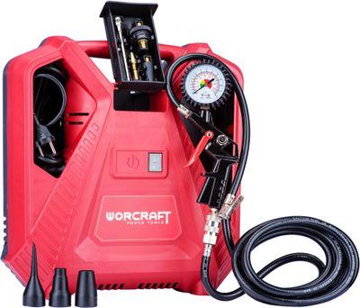 Kompresor Worcraft PAC11-180, 1100 W, bezolejový