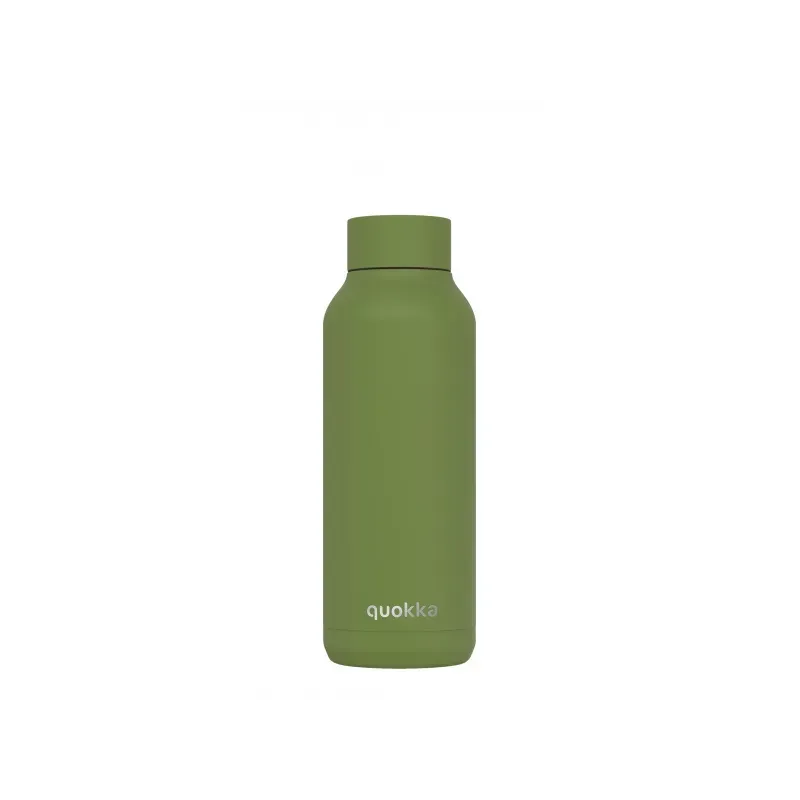 Quokka Solid, Nerezová fľaša / termoska Olive Green, 510ml, 11995