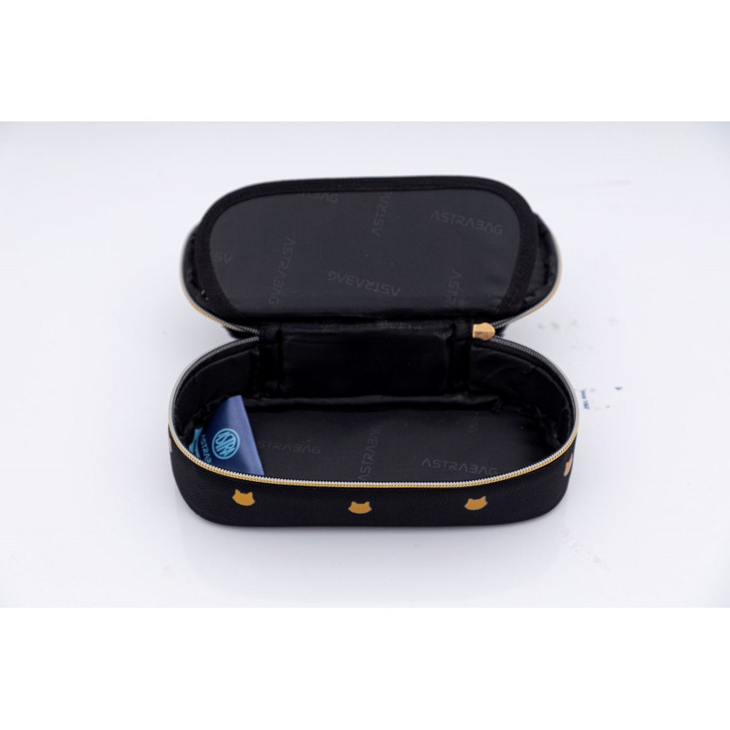 Jednokomorový peračník / puzdro AstraBAG FLUFFY KITTY BLACK, AC6, 503025028 4