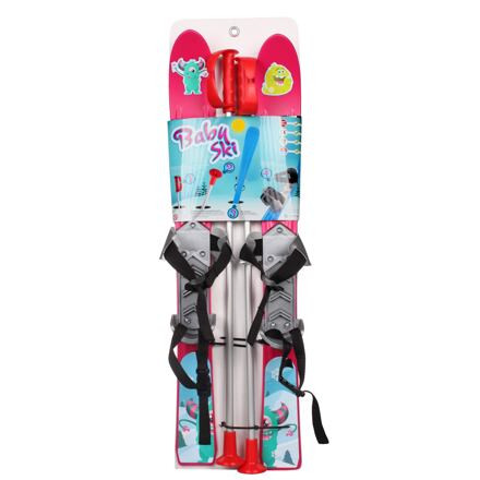 Baby Ski 90 detské mini lyže ružová