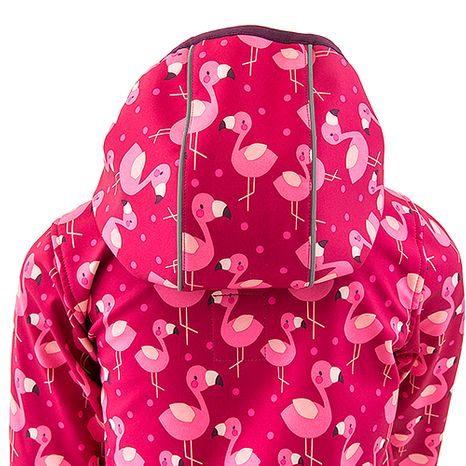 dievčenská softshellová bunda s potlačou a pevnou kapucňou, Pidilidi, PD1072-01