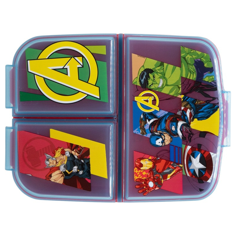 Delený plastový box na desiatu Avengers Seven Wonders, 80120 3
