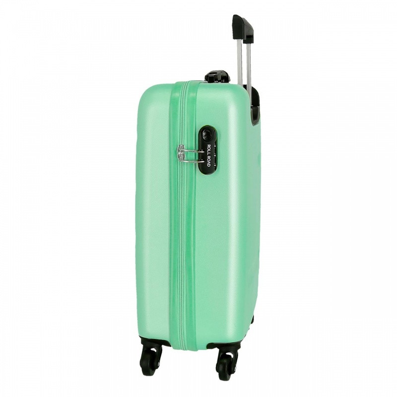 ROLL ROAD Flex Turquesa, ABS Cestovný kufor, 55x38x20cm, 35L, 584916B (small) 1