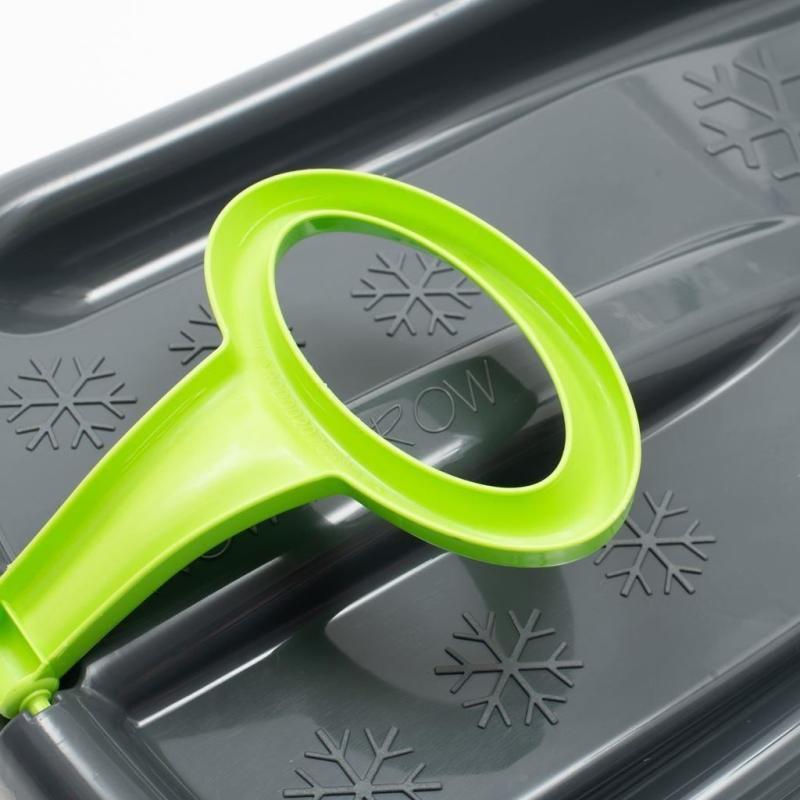 Sánkovací klzák s pohyblivou rukoväťou Baby Mix SNOW ARROW 74 cm zelený