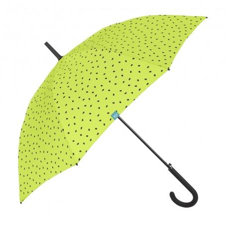 PERLETTI Time, Dámsky palicový dáždnik Fluo / žltý, 26297