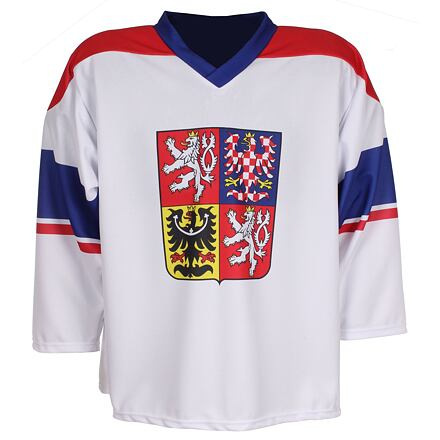 Replika ČR 2024 hokejový dres biela