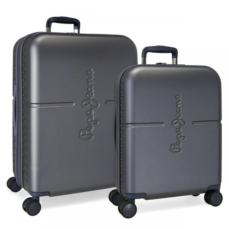 PEPE JEANS Highlight Marino, Sada luxusných ABS cestovných kufrov 70cm/55cm, 7689522