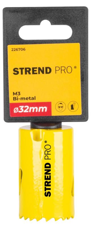 Vyrezávač Strend Pro BHS44, 32 mm, M3 Bi-metal, korunka do kovu, pílový