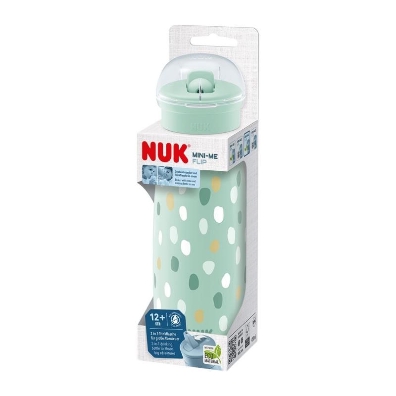 Detská fľaša NUK Mini-Me Flip 450 ml (12+ m.) green