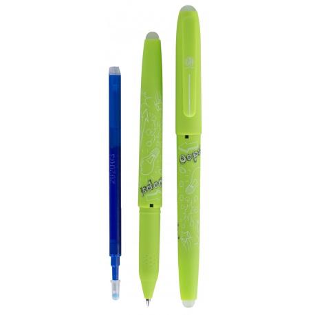 ASTRA Gumovateľné pero OOPS!, 0,6mm, modré, dve gumy, mix farieb, blister, 201120003
