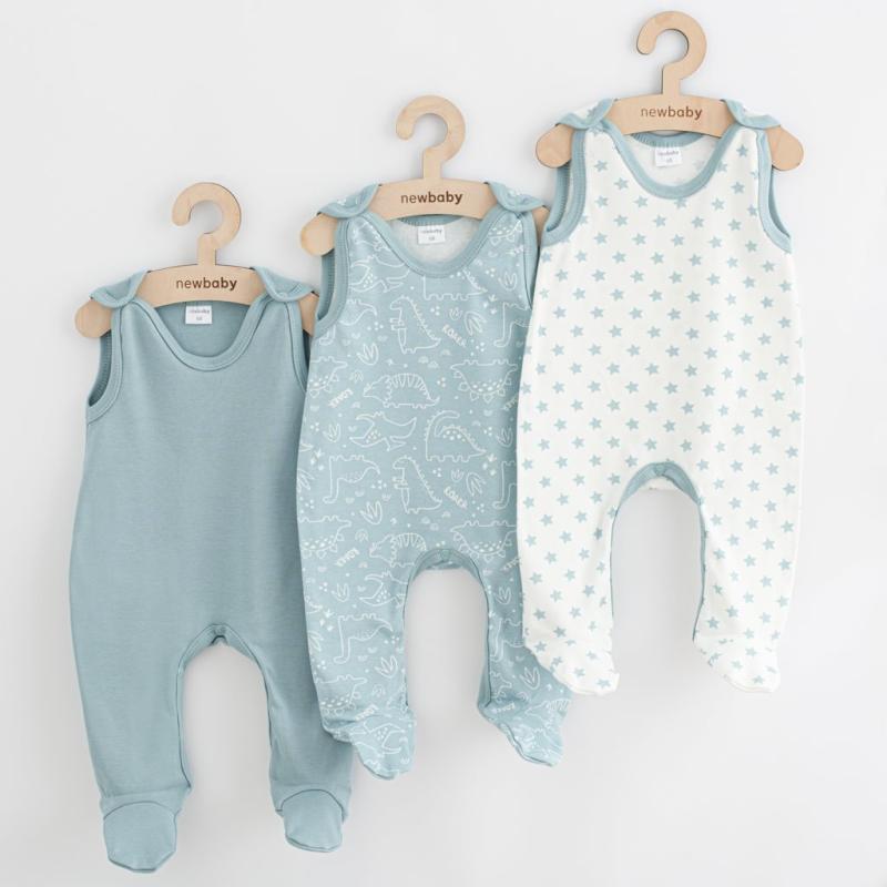 Dojčenské dupačky New Baby Classic II Uni 3ks mätové 80 (9-12m)