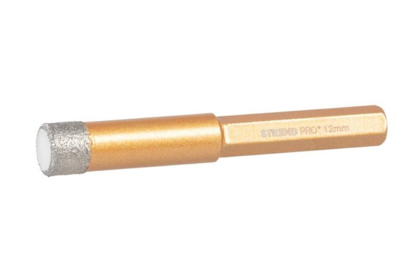 Vyrezávač Strend Pro, diamant, korunka, HEX 1/4", 12 mm
