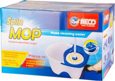 Súprava upratovacia Neco TORNADO Spin Mop, rotačný mop na podlahy + vedro 18 lit., Microfibre, PP