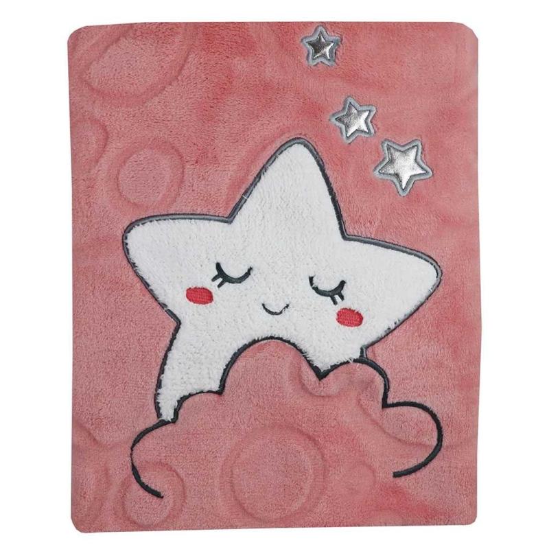 Detská deka Koala Sleeping Star pink