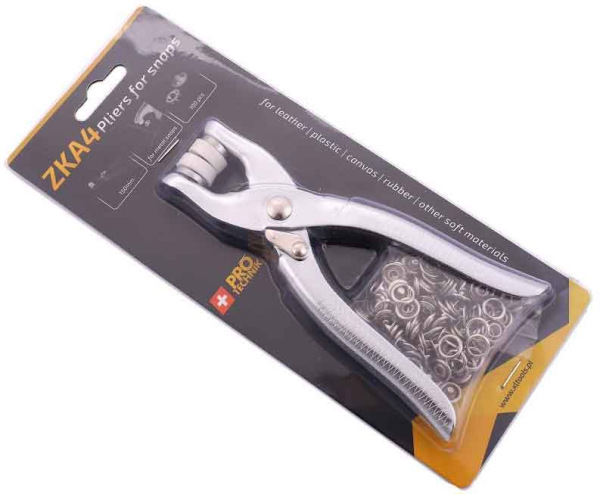 Nitovacie kliešte na čalúnické okrúhle nity +100 okrúhlych nitov, priemer 9 mm, XL-TOOLS 1