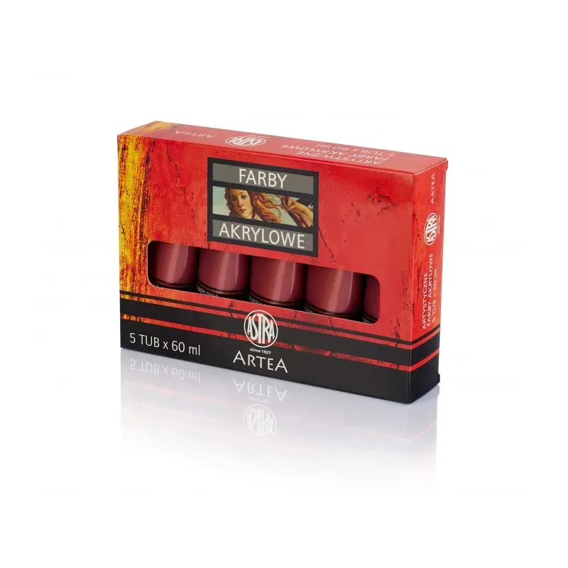 ASTRA ARTEA Akrylová farba Profi 60ml, Mahogany Red / Mahagónová Červená, 309118010