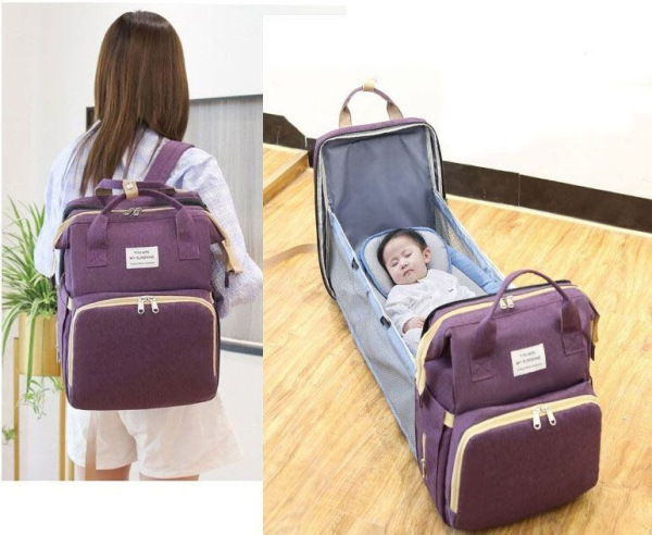 Mommy batoh pre mamičky čierna 9