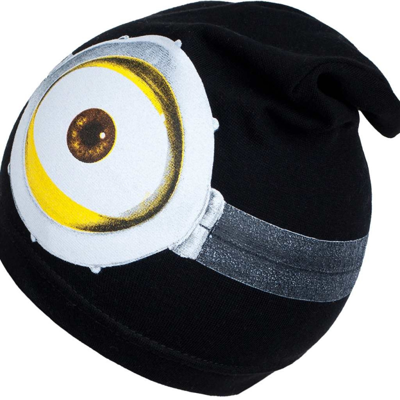 Jarná detská čiapočka New Baby mimoň čierná 104 (3-4r) 1