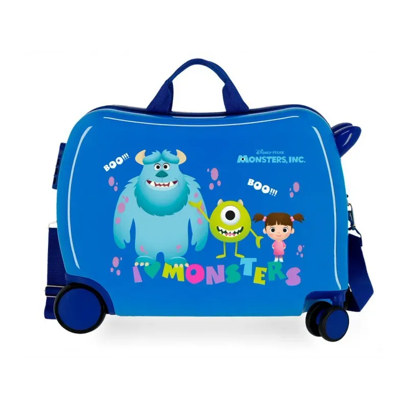 JOUMMA BAGS Detský cestovný kufor na kolieskach / odrážadlo MONSTERS INC., 34L, 2459864