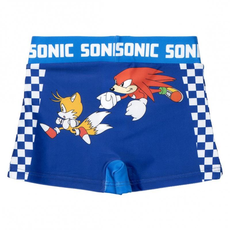 CERDÁ Chlapčenské boxerkové plavky JEŽKO SONIC, 2900002096 - 8 rokov (128cm)