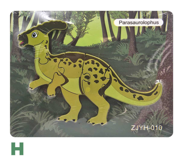 Drevené puzzle Dinosaurus 8