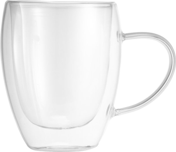 Hrnček MagicHome Cappuccino na kávu/čaj, termo s dvojitou stenou, 280 ml, bal. 2 ks