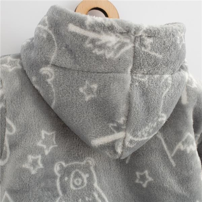 Dojčenská zateplená Wellsoft zimná mikinka s kapucňou New Baby Winter times 86 (12-18m) 1