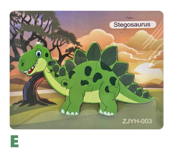 Drevené puzzle Dinosaurus 5