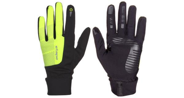 Etape Skin WS+ športové rukavice čierna-žltá fluo veĺ. M