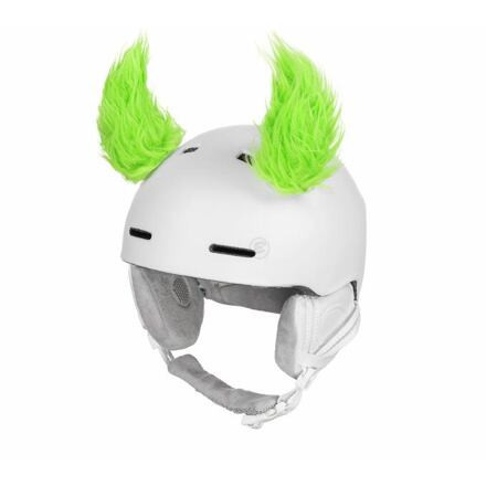 Funny Kit dekorácia na prilbu fluo zelená 1