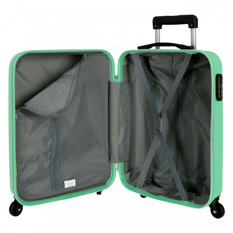 ROLL ROAD Flex Turquesa, ABS Cestovný kufor, 55x38x20cm, 35L, 584916B (small) 4