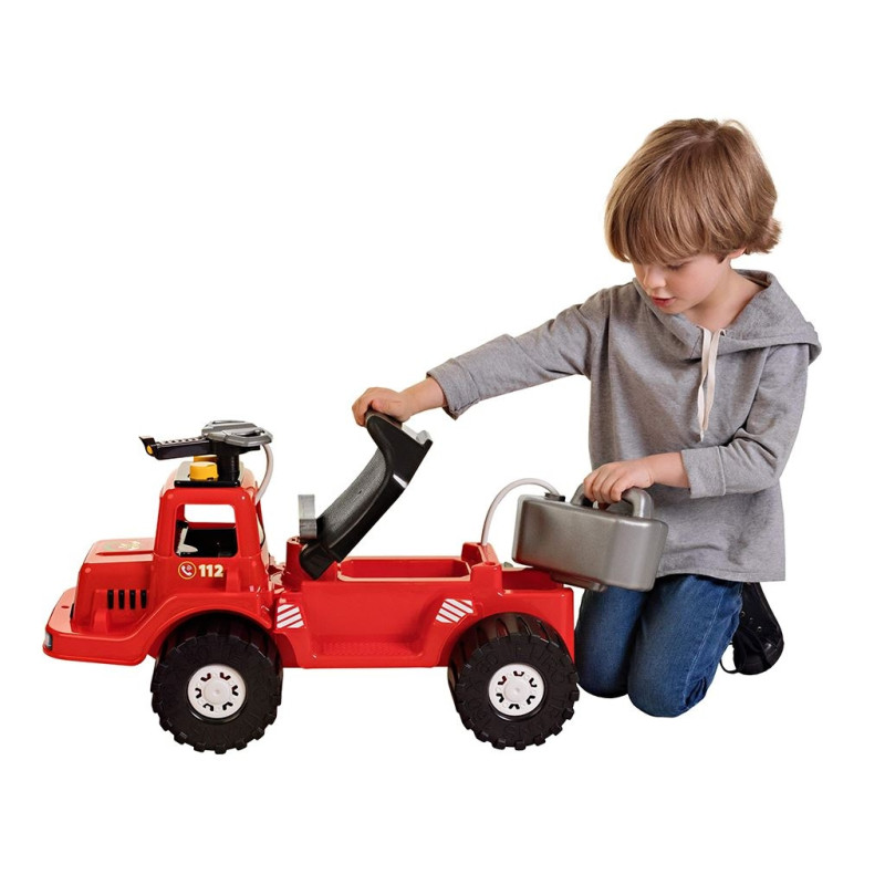 Detské hasičské odrážadlo striekacie vodu BAYO so zásobníkom 70 cm 4