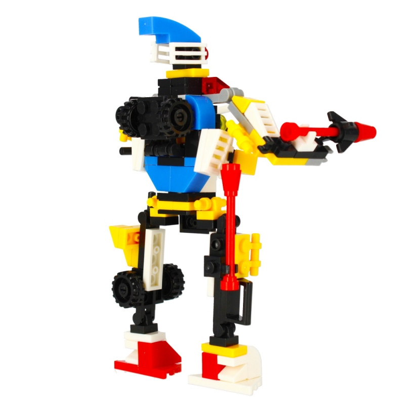 Stavebnica Robot - 4 druhy 2