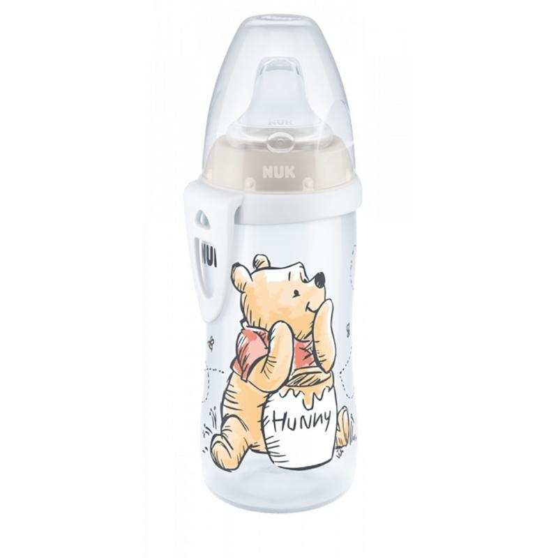 Detská fľaša NUK Active Cup Disney Medvedík Pu 300 ml béžová