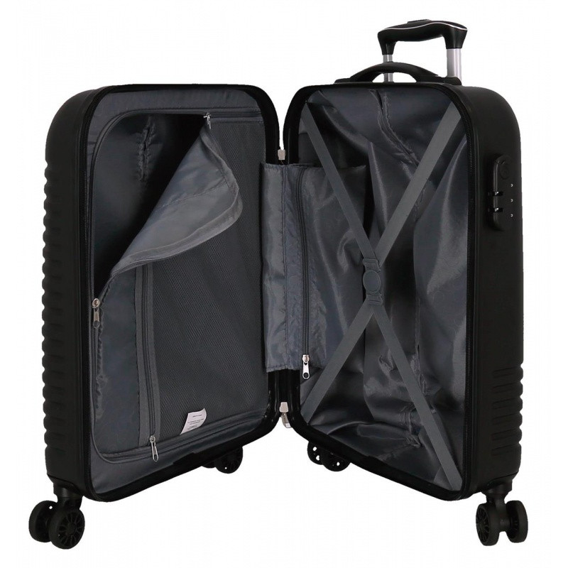 ABS Cestovný kufor INDIA Negro, 55x40x20cm, 38L, 5089121 (small) 5