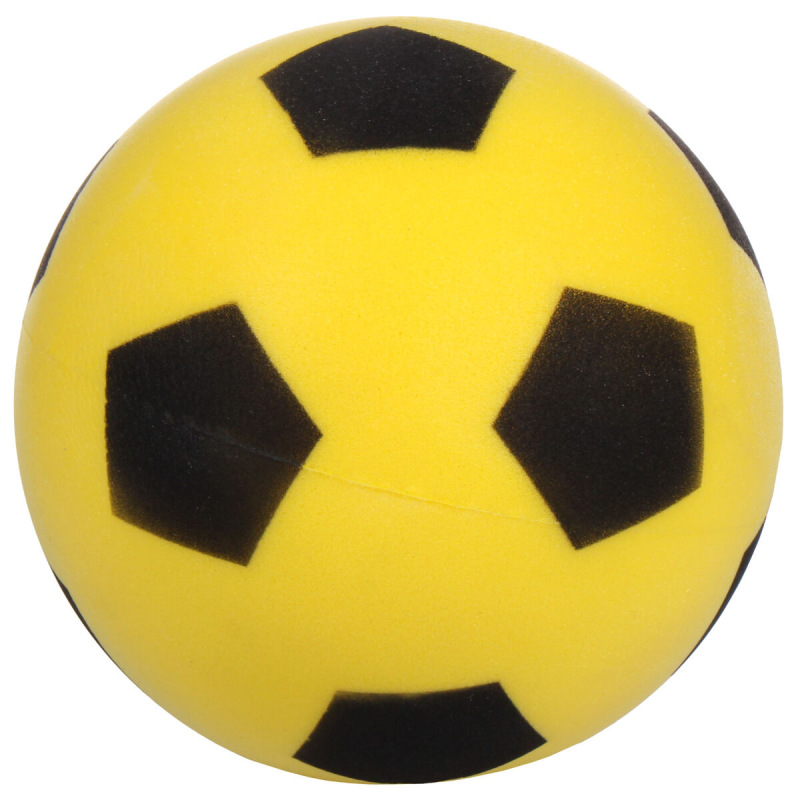 Silent Soccer 21 penová lopta žltá
