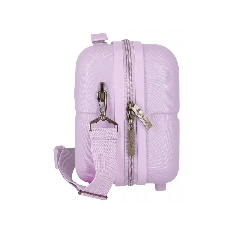 ABS Cestovný kozmetický kufrík PEPE JEANS ACCENT Lila, 21x29x15cm, 9L, 7693935 1