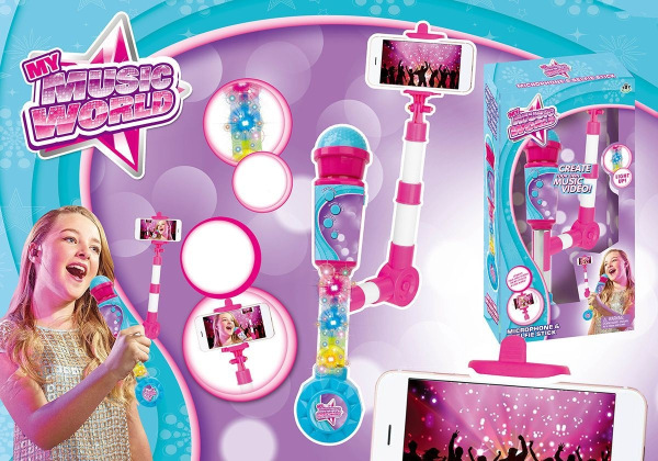 Mikrofón so selfie tyčou 3