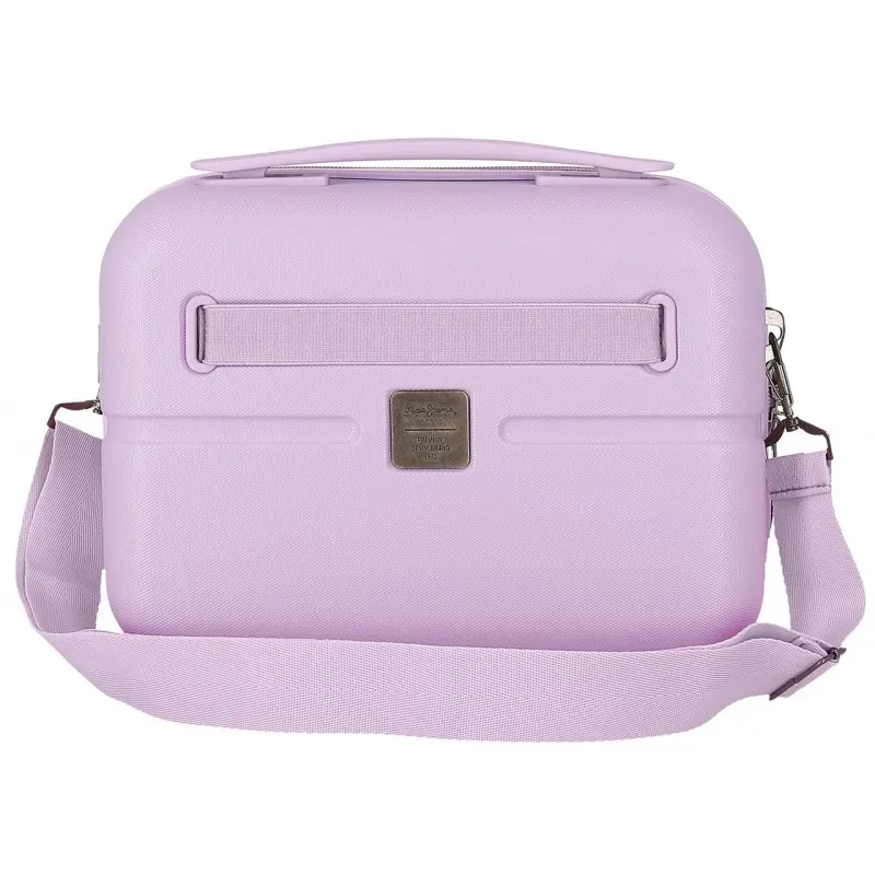 ABS Cestovný kozmetický kufrík PEPE JEANS ACCENT Lila, 21x29x15cm, 9L, 7693935 2