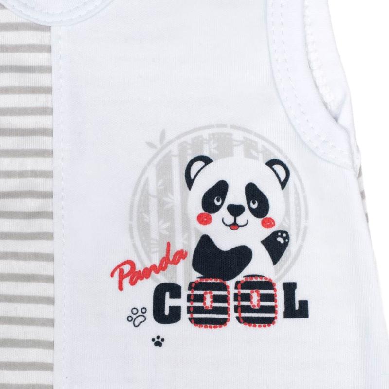 Dojčenské dupačky New Baby Panda 56 (0-3m)