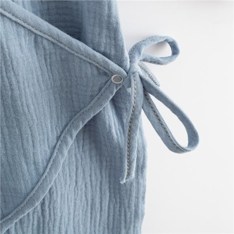 Dojčenský mušelínový overal New Baby blue 62 (3-6m) 2